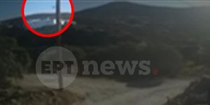Η στιγμή της πτώσης του ελικοπτέρου στη Σίφνο