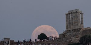 Πανσέληνος στο Σούνιο 