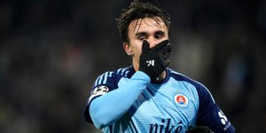 Ο Νταβίντ Στρέλετς με την φανέλα της Σλόβαν Μπρατισλάβας
