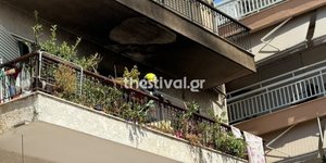 Φωτιά σε διαμέρισμα στη Θεσσαλονίκη