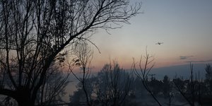 Καταστροφές μετά από τη φωτιά στη Σίβηρη