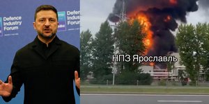 Ο Βολοντίμιρ Ζελένσκι δήλωσε πως η χώρα του έπληξε διυλιστήρια στη Ρωσία