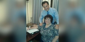 Ο Άδωνις Γεωργιάδης και η Βάσω Φιλιππάτου