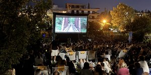 Ο αστικός αμπελώνας του Δ. Θεσσαλονίκης έγινε υπαίθριος κινηματογράφος