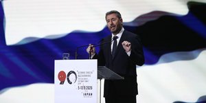 Ο πρόεδρος του ΠΑΣΟΚ, Νίκος Ανδρουλάκης, στη ΔΕΘ