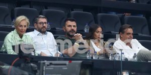 Νίκος Ανδρουλάκης και Μαργαρίτης Σχοινάς μαζί στις κερκίδες του T-Center, είδαν τον Παναθηναϊκό