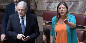 Δημήτρης Αβραμόπουλος και Ζωή Κωνσταντοπούλου