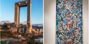 Τα πρώτα στατιστικά στοιχεία της Cycladic Biennale δείχνουν μια ανοδική πορεία, με τον απολογισμό να ξεπερνά τις αρχικές προσδοκίες των συντελεστών / Φωτογραφία: 123RF, Mary Stefanou «Ocean of Transformation» (λεπτομέρεια έργου)