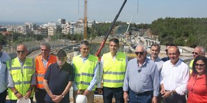 Επίσκεψη του Χρ. Δίμα στο εργοτάξιο του Flyover τη Θεσσαλονίκη