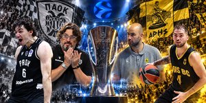 Ο ΠΑΟΚ του Αντρέα Τρινκιέρι και του Τσέντι Όσμαν, ο Άρης του Βασίλη Σπανούλη και του Βασίλη Τολιόπουλου