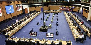 H αίθουσα του Eurogroup