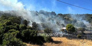 Φωτιά στη Ζάκυνθο