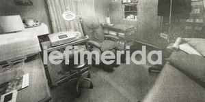 Το εσωτερικό του ιατρείου όπου υπέστη ανακοπή ο Γιώργος Μαζωνάκης