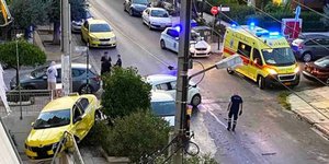 Το σημείο όπου έγινε το τροχαίο στην Ηλιούπολη