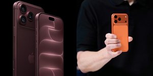 Αριστερά το νέο iPhone 18 pro και δεξιά το iPhone 17 pro