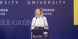 Η Πρόεδρος του Δ.Σ. του Πανεπιστημίου Keele Greece, Δρ. Χριστίνα Παρασκευοπούλου