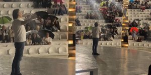 O Γιάννης Κότσιρας ακύρωσε συναυλία λόγω βροχής, αλλά τραγούδησε a cappella