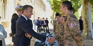 Ο Γάλλος πρόεδρος Εμανουέλ Μακρόν 