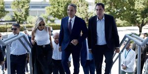 Γιώργος Μυλωνάκης, Μαρέβα Μητσοτάκη, Κυριάκος Μητσοτάκης