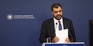 Government spokesman Pavlos Marinakis 