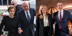 Το ζεύγος Μέρντοχ και το ζεύγος Μητσοτάκη