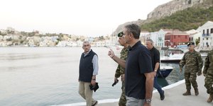 Στο Καστελλόριζο ο Κυριάκος Μητσοτάκης 