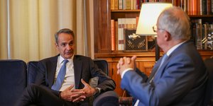 Κυριάκος Μητσοτάκης και Κώστας Τασούλας