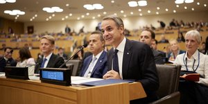Ο πρωθυπουργός, Κυριάκος Μητσοτάκης, στη Νέα Υόρκη