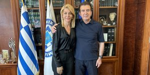 Η Αφροδίτη Νέστορα και ο Μιχάλης Χρυσοχοΐδης
