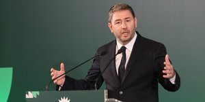 Ο Νίκος Ανδρουλάκης σε ομιλία του