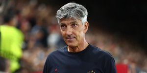 Ο  Ιμανόλ Αλγκουαθίλ στο ματς του Ολυμπιακού με τη Γιαγκελόνια