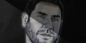 Γκράφιτι με τον Γιώργο Μαζωνάκη