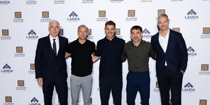Αντώνης Νικοπολίδης, Άγγελος Μπασινάς, Κώστας Κατσουράνης, Γιώργος Καραγκούνης, Άγγελος Χαριστέας