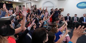 Διαπιστευμένοι δημοσιογράφοι στον Λευκό Οίκο