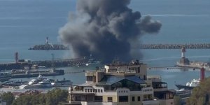 Η Ουκρανία χτύπησε πλοίο στο λιμάνι του Σότσι