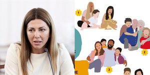 Η Σοφία Ζαχαράκη και φωτό από τα επίμαχα βιβλία
