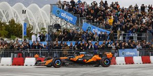 Στιγμιότυπα από το «Allwyn x McLaren Racing: Live in Athens»
