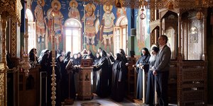 στην Ιερά Μονή Ευαγγελισμού της Θεοτόκου στην Ορμύλια Χαλκιδικής