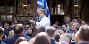 Ο πρωθυπουργός Κυριάκος Μητσοτάκης 