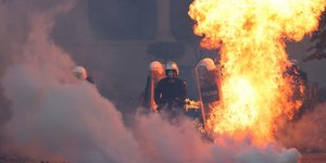 Επεισόδια στα Τίρανα / Φωτογραφία AP