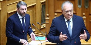 Νίκος Ανδρουλάκης και Τάκης Θεοδωρικάκος
