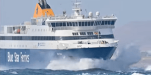 To Blue Star Naxos δίνει «μάχη» με τα κύματα