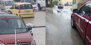 Προβλήματα στη Χίο λόγω βροχής