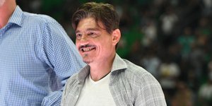 Ο Δημήτρης Γιαννακόπουλος σε παιχνίδι του Παναθηναϊκού AKTOR με την Μπουργκ στο τουρνουά «Παύλος Γιαννακόπουλος»