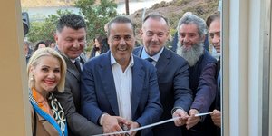 ΕΠΙΣΚΕΨΗ ΤΟΥ ΥΠΟΥΡΓΟΥ ΠΕΡΙΒΑΛΛΟΝΤΟΣ ΚΑΙ ΕΝΕΡΓΕΙΑΣ ΣΤΑΥΡΟΥ ΠΑΠΑΣΤΑΥΡΟΥ ΣΕ ΠΑΤΜΟ ΚΑΙ ΛΕΡΟ (ΓΡ. ΤΥΠΟΥ ΥΠΕΝ / EUROKINISSI)