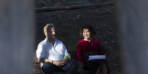 H Φανί Αρντάν με τον Μιχαήλ Μαρμαρινό 