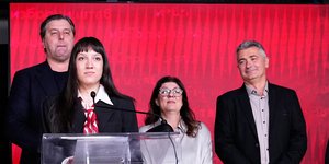 Εκπρόσωποι της Φοιτητικής Λίστας στη Σερβία