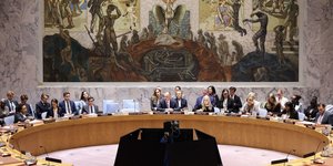 Ο Γεραπετρίτης προεδρεύει στο Συμβούλιο Ασφαλείας του ΟΗΕ