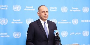 Ο υπουργός Εξωτερικών, Γιώργος Γεραπετρίτης στον ΟΗΕ