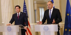 Οι κοινές δηλώσεις του Γιώργου Γεραπετρίτη με τον Μάρκο Ρούμπιο